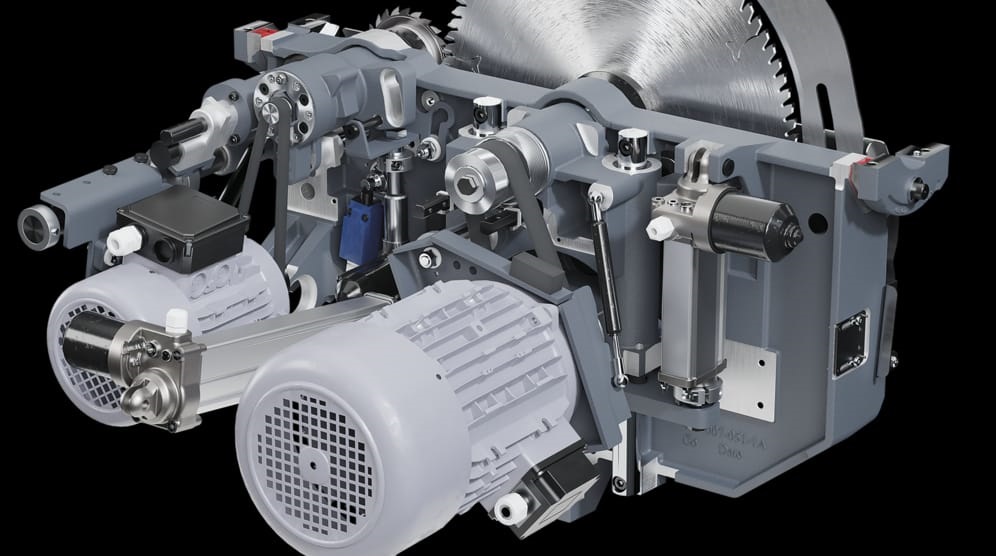 Heavy saw unit